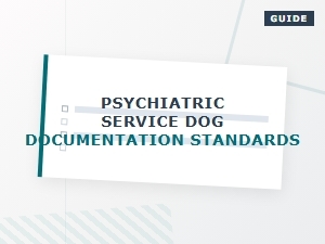 Overview of Psychiatric Service Dog Documentation Standards